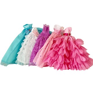 芭比娃娃洋裝5件組, 1套, 混和色