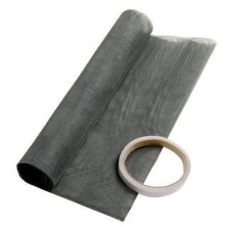 YKM INDUSTRIES 修補用防蚊紗網+雙面膠組, 1套