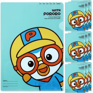 ICONIX Pororo With L型 A4資料夾, 啵樂樂, 10個
