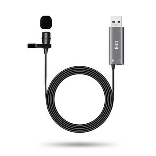 Britz USB 電容式領夾麥克風, BE-STM30U, 單一顏色