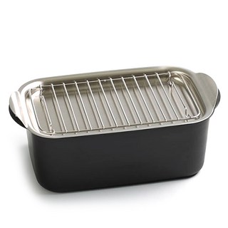 迷你方形油炸鍋, 24*13*8.1 cm, 混色