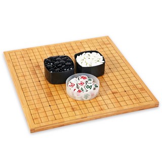 Bethel sports 運動 2cm 竹製圍棋盤 + 明石P + 韓國象棋子, 混合色