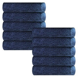 Songwol 松月 飯店毛巾 180g 40支精梳棉, 深藍色, 10個