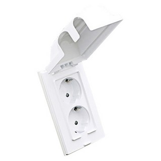 防水型2孔插座, 1個