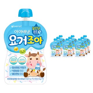 ivenet 艾唯倪 優酪乳, 乳酸菌口味, 100ml, 10入