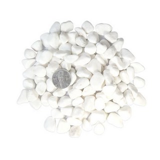 Hwabunworld 優質白色鵝卵石 3號, 1個