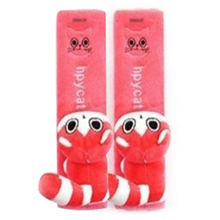 어반카 캐릭터 안전벨트커버, 해피캣 핑크, 2개