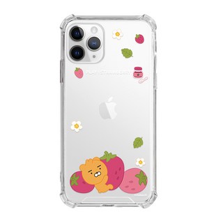 카카오프렌즈 포토프레임 젤하드 휴대폰 케이스 플레이스트로베리