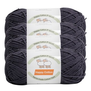 Yarna Happy Cotton 編織線 100g, 792, 4個