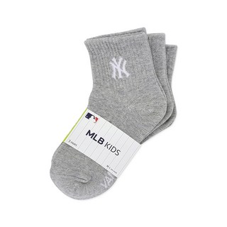 MLB 兒童大Logo中筒襪3雙入