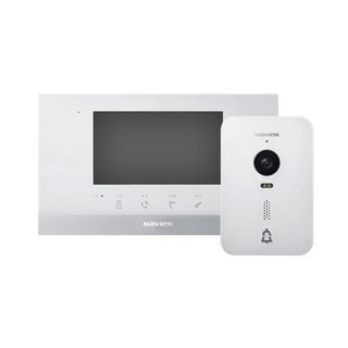 Kyungdongone 類比影像電話 對講機 NHA-0793H + NHA-DPA1H 4線式套組 白色, NHA-0793H(影像電話), NHA-DPA1H(對講機)