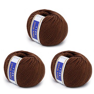 삼성물산 헤라 울 뜨개실, 37 초콜렛, 3개