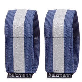 잘츠만 팔 다리 반사 밴드 43007, 네이비, 2개