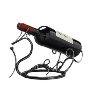 JHCompany復古鐵製酒架 龍, 銀, 1個