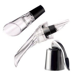 COVING 酒瓶專用倒酒器 C1+C2+按壓式真空酒瓶塞組, 混色, 1組