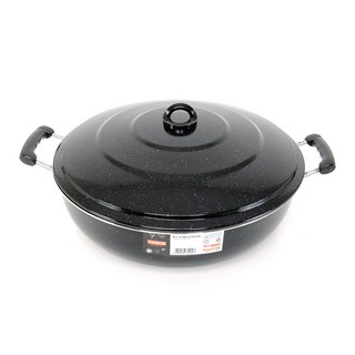 EUGENE TOSCO 托斯可 雙耳附蓋塗層多功能油炸鍋, 1組, 直徑44*高13.5cm