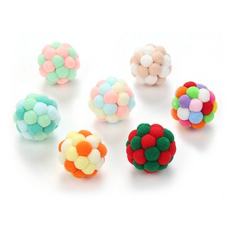 딩동펫 고양이 오로라 냥이볼 7p세트 소형, 혼합색상, 1세트