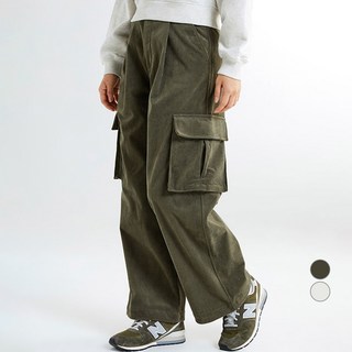 SPAO 女款 2 WAY 燈芯絨工裝寬褲 SPTCE4VG11