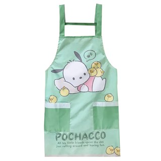Sanrio 三麗鷗 帕恰狗圍裙 78x72cm 聚酯纖維, 慵懶時光 綠色, 1件