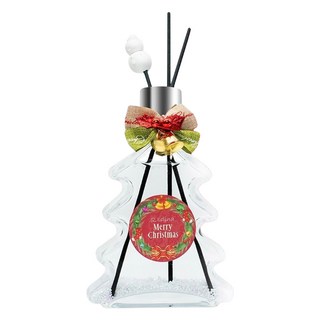 QIDINA 奇蒂可 香氛珪藻土擴香瓶 聖誕樹造型, 香水麝香, 200ml, 1瓶