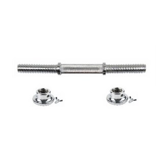 鍍鉻輕量啞鈴桿 25mm + 固定夾 2入, 1套
