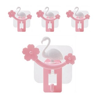 紅鶴掛鉤, 白色, 4個