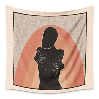 마켓A 인디무드 드로잉 인테리어 태피스트리, TYPE A03