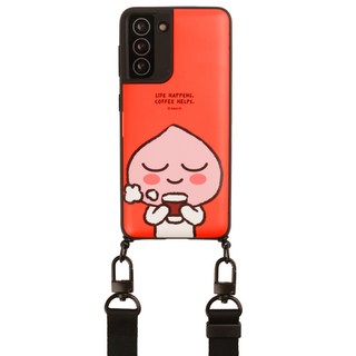 KAKAO FRIENDS Ryan Cafe卡片收納頸掛式手機殼+頸掛繩