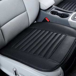 車用皮革坐墊椅套, 黑色, 1個