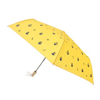 小小兵安全開關2D圖案自動雨傘 JUMNU7000+傘套組