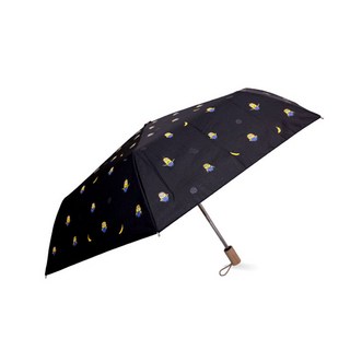 小小兵安全開關2D圖案自動傘 JUMNU7000+傘套組