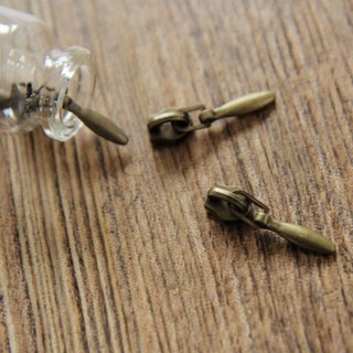 復古水滴型線圈拉鍊頭 3號, 100個, 混合色