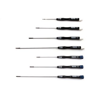베셀 정밀 드라이버 9900 6종 + 십자 00 75 mm, 1세트