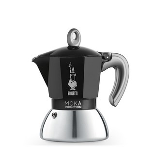 BIALeTTI 拜雷提 新款摩卡電磁爐摩卡壺 2杯份, 黑色, 1個
