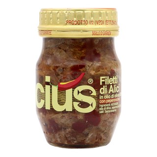 Delicius 辣味橄欖油漬鯷魚, 90克, 1個