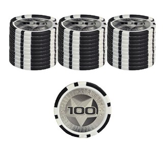 國際規格高級拉斯維加斯蒙地卡羅星級撲克籌碼100片, 100