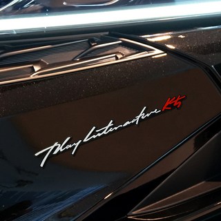 Griven 標語字樣徽章 30375, K5, 鍍鉻