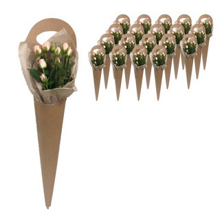 單支花束包裝紙, 混合顏色, 20個