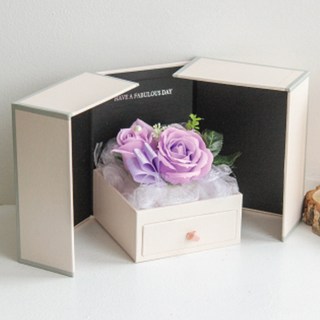 HYUDE BIJOU 香皂花零用錢盒組, 紫色