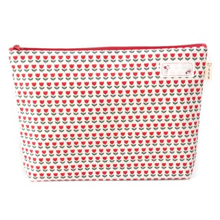 슈슈룸 양면방수 뚜껑 식판파우치, 튜율립