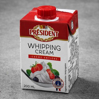 프레지덩 미니 휘핑크림, 200ml, 1개