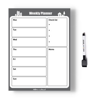 MEMORANG BOARD RANG Spider 蜘蛛備忘板 週計畫表 白色