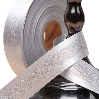 包裝網 金屬線條飾帶 25mm, 銀色, 13.5m