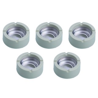 All Nine 柔和彩色圓形菸灰缸, 綠色, 5個