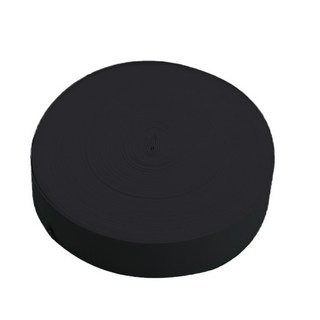 橡皮鬆緊帶 2.5cm x 40m, 1個, 黑色