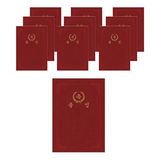 丹尼爾文具 魔術布紋插入式紙質獎狀夾 A4 220g, 紅色, 10個