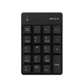 IPLEX 迷你數字有線數字鍵盤, 黑色, NKB-100, 19鍵式