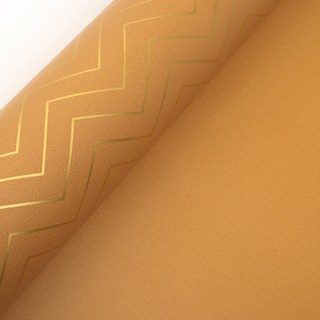 Z字形紙捲包裝紙 10m, 金色, 1個