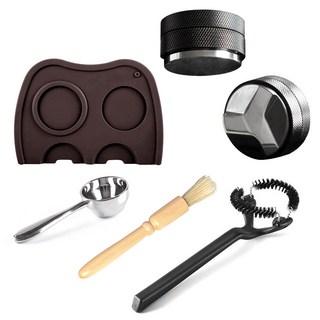 KALDIN 咖啡機清潔刷多合一組合包 51mm SG-01, 棕色, 1套