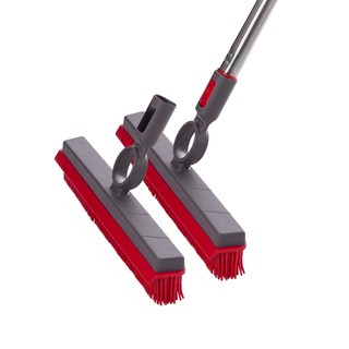 프로4Z 만능 빗자루 헤드 2p + 길이조절 핸들 세트, 1세트